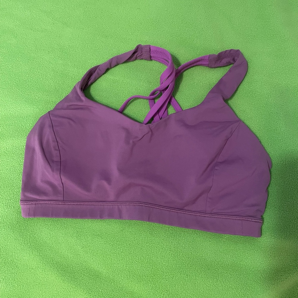 Lululemon Free to Be Serene Bra - Vintage Plum/Vivid Plum